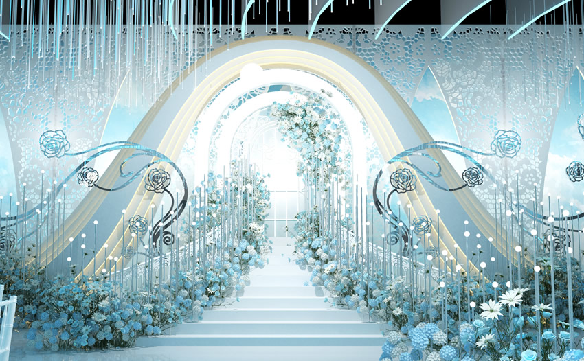 平武釡香烙馍村水晶厅效果展示